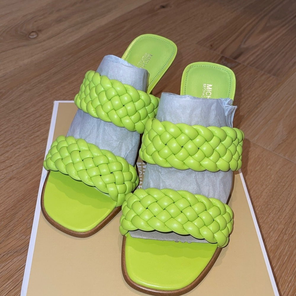 Michae Kors Mint Green Heels